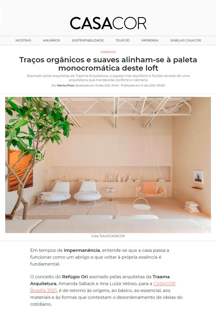 CASACOR ABRIL | Refúgio ORI