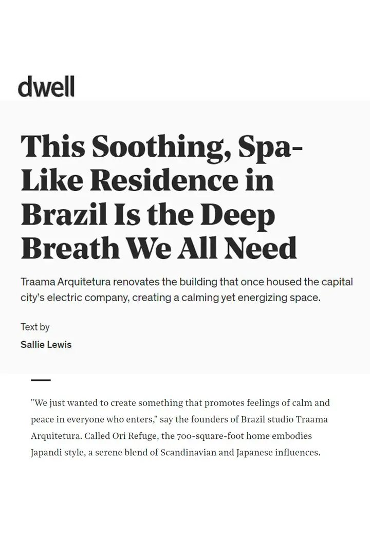 Dwell Magazine | ORI Refuge